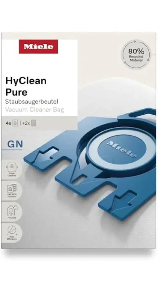 Miele 12421130 Hyclean Gn 3D 4'Lü Toz Torbası