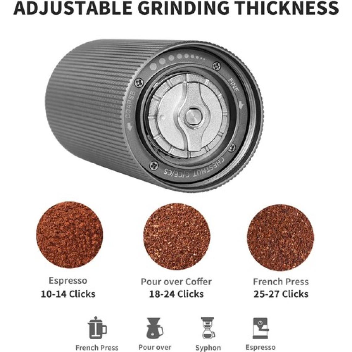 Timemore Chestnut C2 Max Siyah El Değirmeni