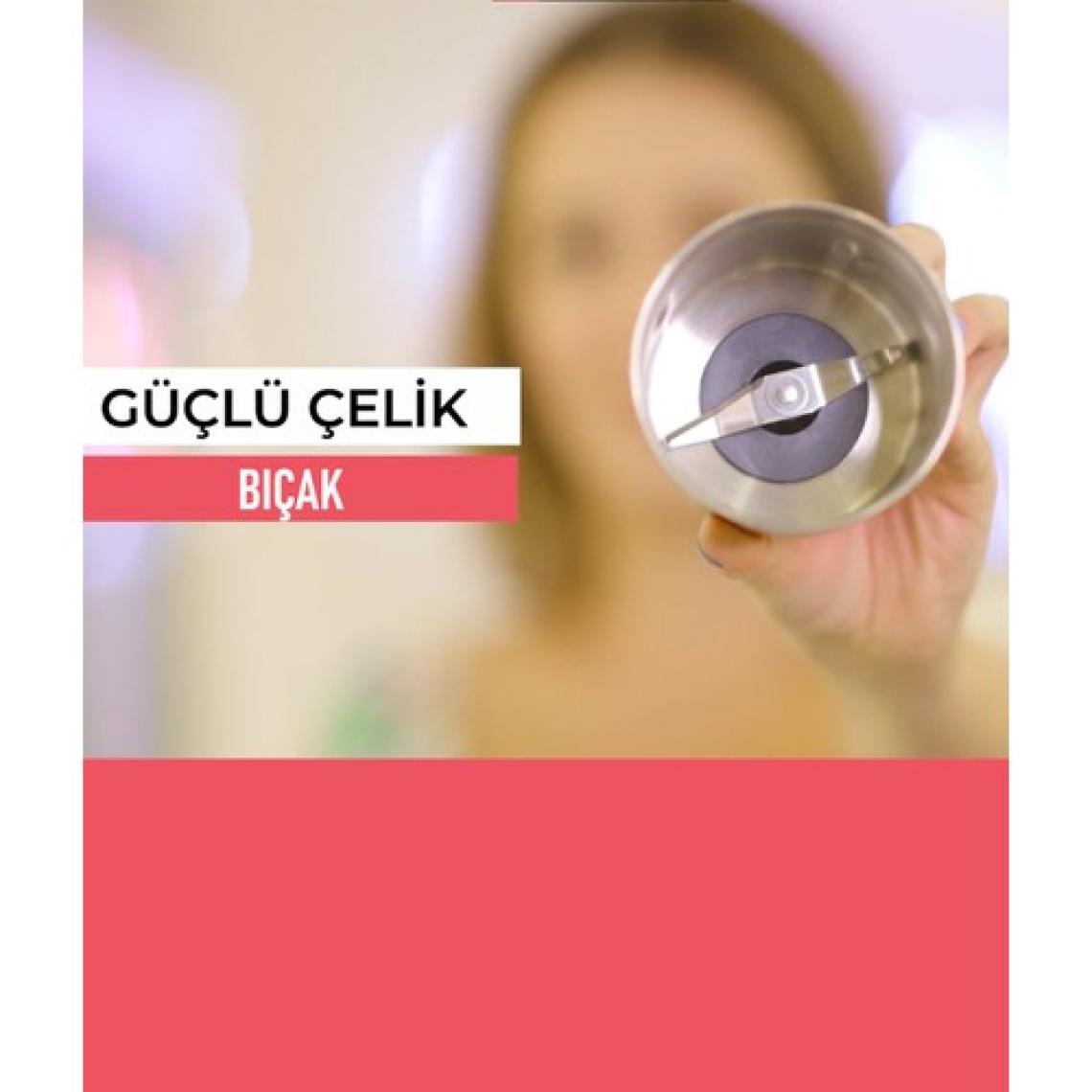 Troya Çıkarılabilir Hazneli Kahve ve Baharat Öğütücü Elektrikli Yeşil