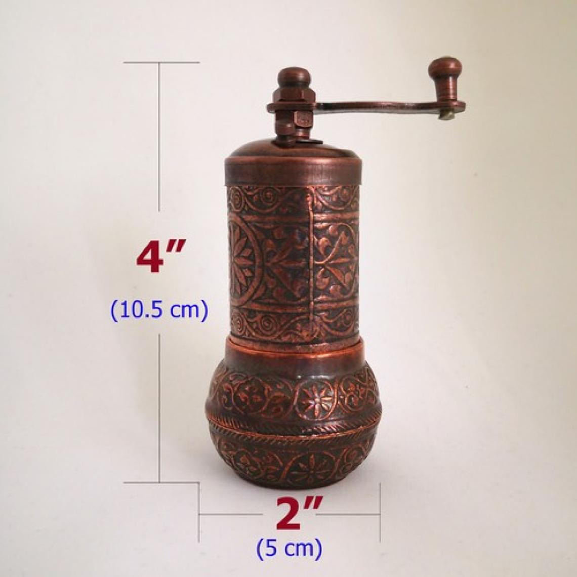 Binbir Trend Zamak Döküm Mini Biber Değirmeni, Baharat Değirmeni (6 Renk)