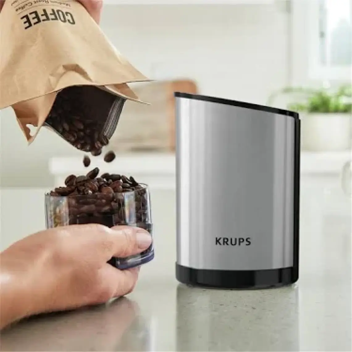 Krups GX204D10 200 Watt Paslanmaz Çelik Kahve Öğütücü - 1510002214
