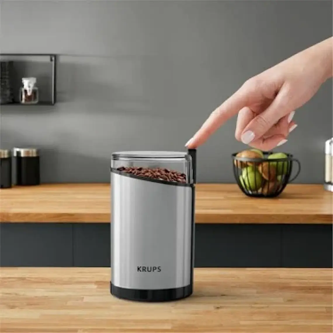 Krups GX204D10 200 Watt Paslanmaz Çelik Kahve Öğütücü - 1510002214