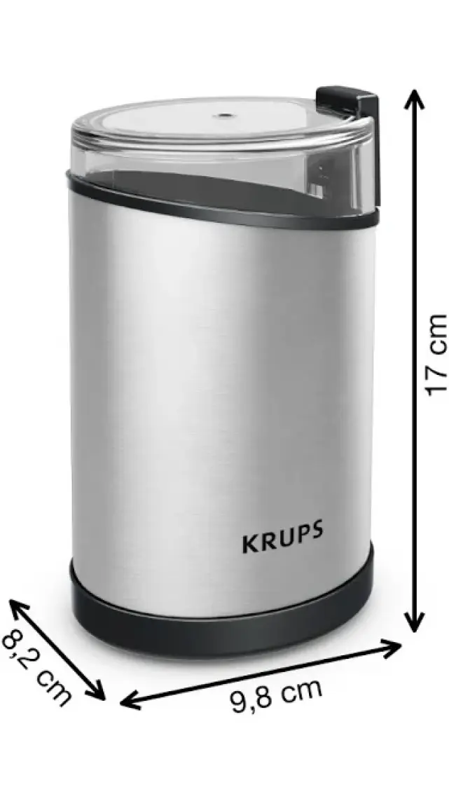 Krups GX204D10 200 Watt Paslanmaz Çelik Kahve Öğütücü - 1510002214