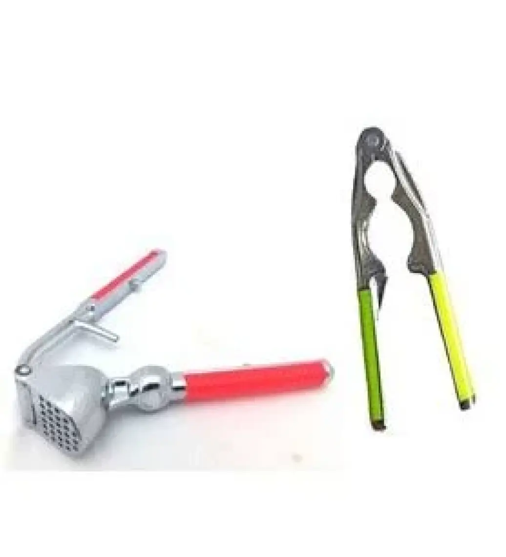 Evefix Metal Pense Tipi Fındık Ceviz Kıracağı Ve Sarımsak Ezici Set