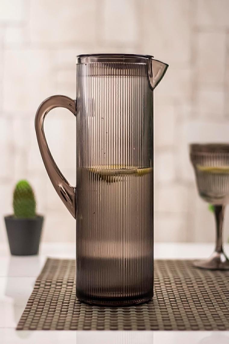 Arkilik Barok 1,5 Lt Füme Sürahi (BUZDOLABI KAPAK RAFINA SIĞAR)