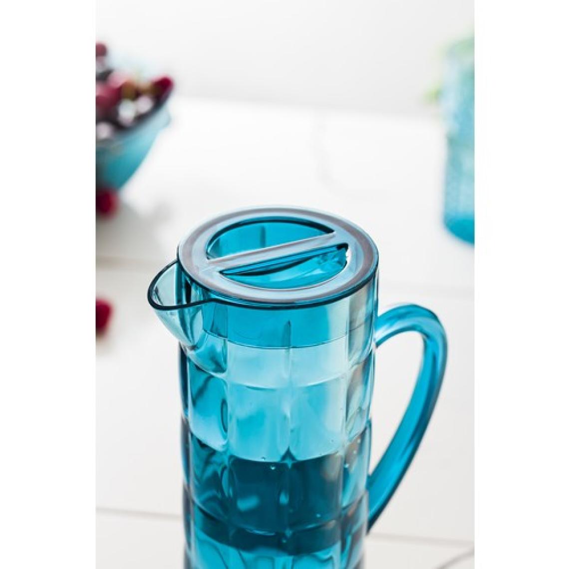 EW's Kitchenware Arkilik Allegra 1,5 Lt Aquamarin Sürahi (Buzdolabı Kapak Rafına Sığar)