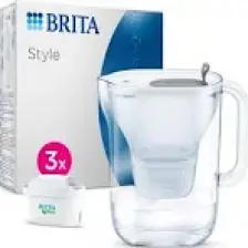 BRITA Style XL 3x Maxtra Pro All-In-1 Filtreli Su Arıtma Sürahisi - Gri 3,5 lt