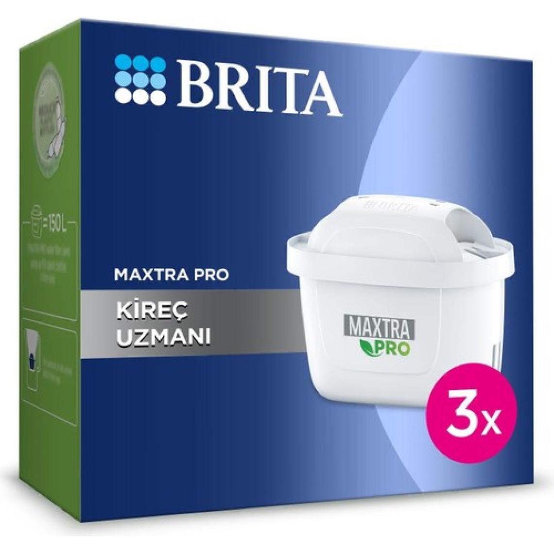 Brita Maxtra Pro Kireç Uzmanı 3'lü Su Arıtma Filtresi