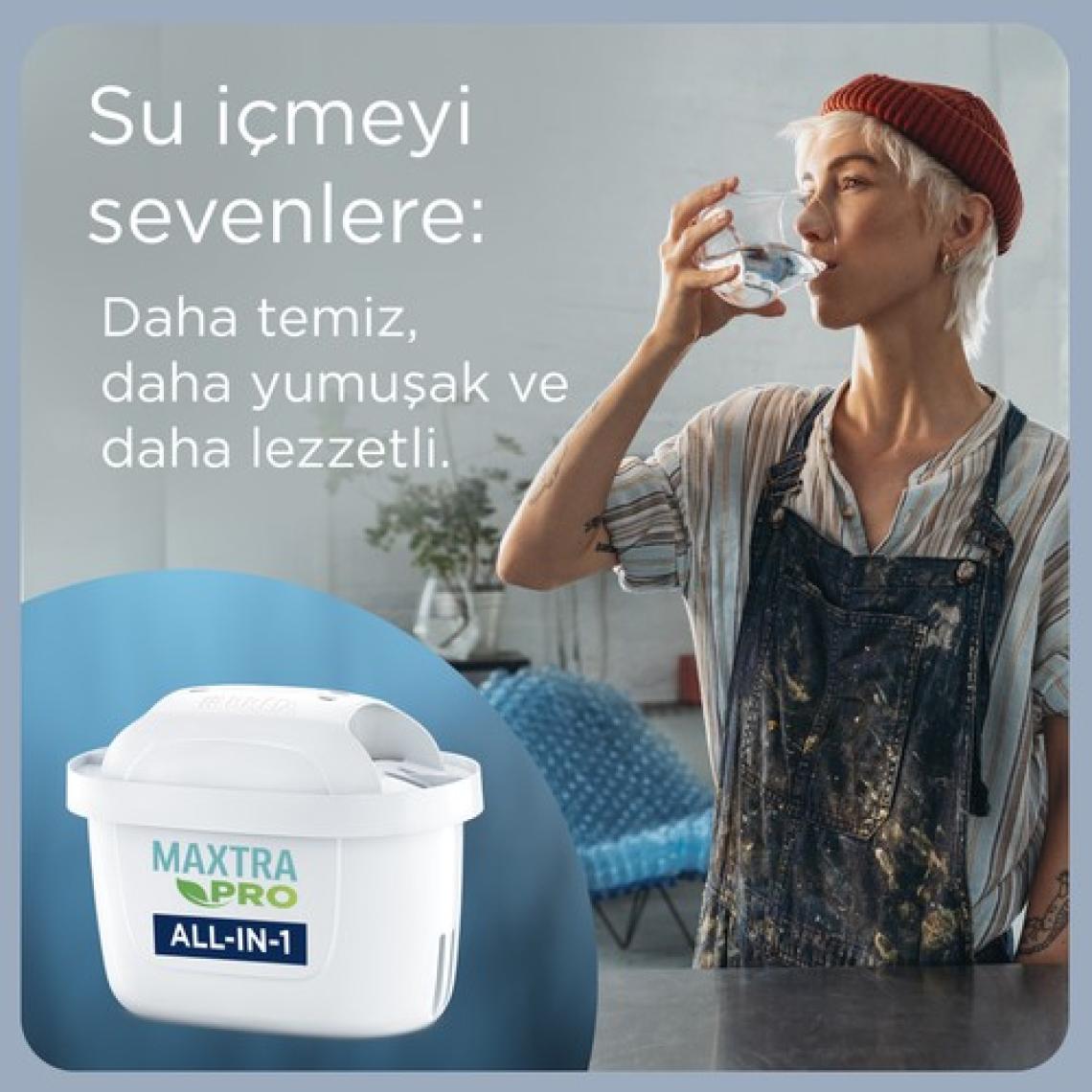 BRITA Maxtra Pro All-In-1 Yedek Su Arıtma Filtresi 10'lu