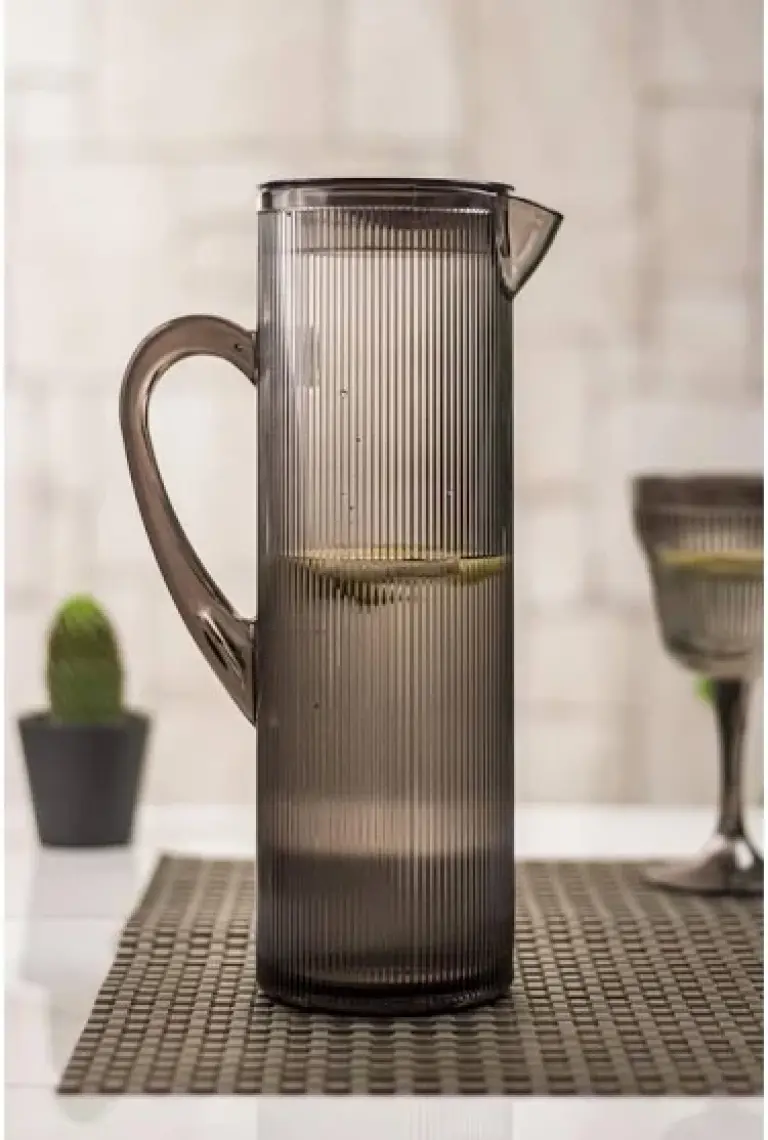 EW's Kitchenware EW's Kitchenware Akrilik Barok Füme Sürahi 1.5 Lt