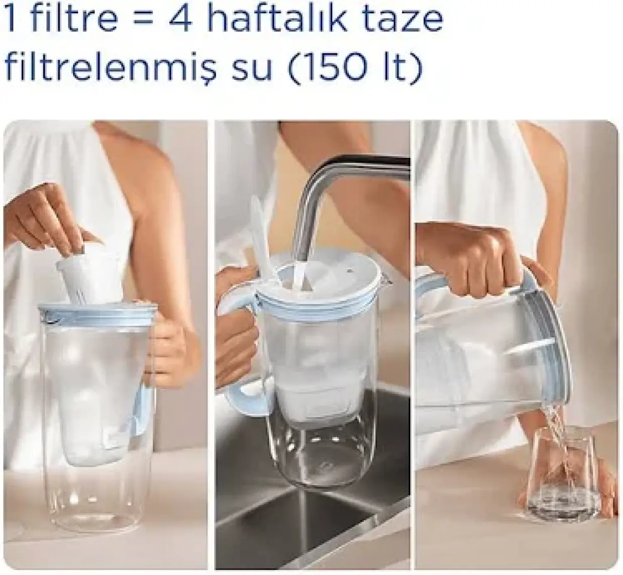 BRITA Maxtra Pro All-in-1 Yedek Su Arıtma Filtresi 4'lü
