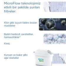 BRITA Marella XL 3x Maxtra Pro All-In-1 Filtreli Su Arıtma Sürahisi - Mavi 3,5 lt