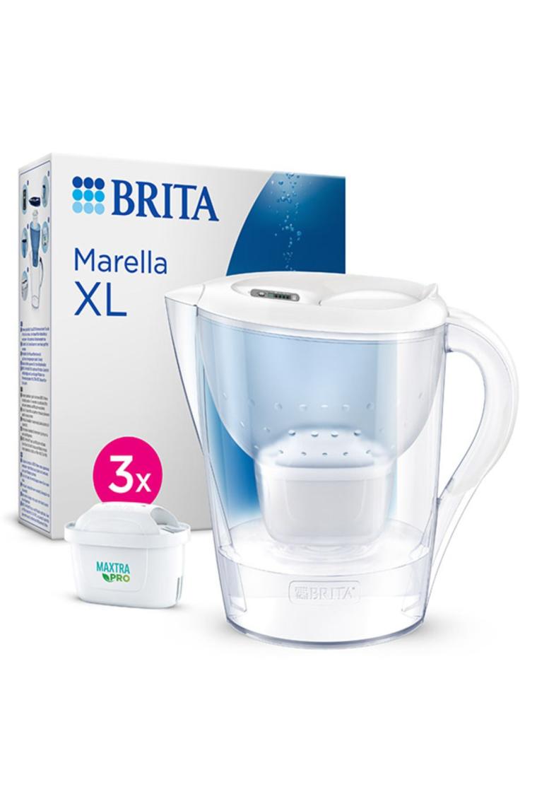 Marella XL 3x Maxtra Pro All-In-1 Filtreli Su Arıtma Sürahisi - Beyaz 3,5 Lt