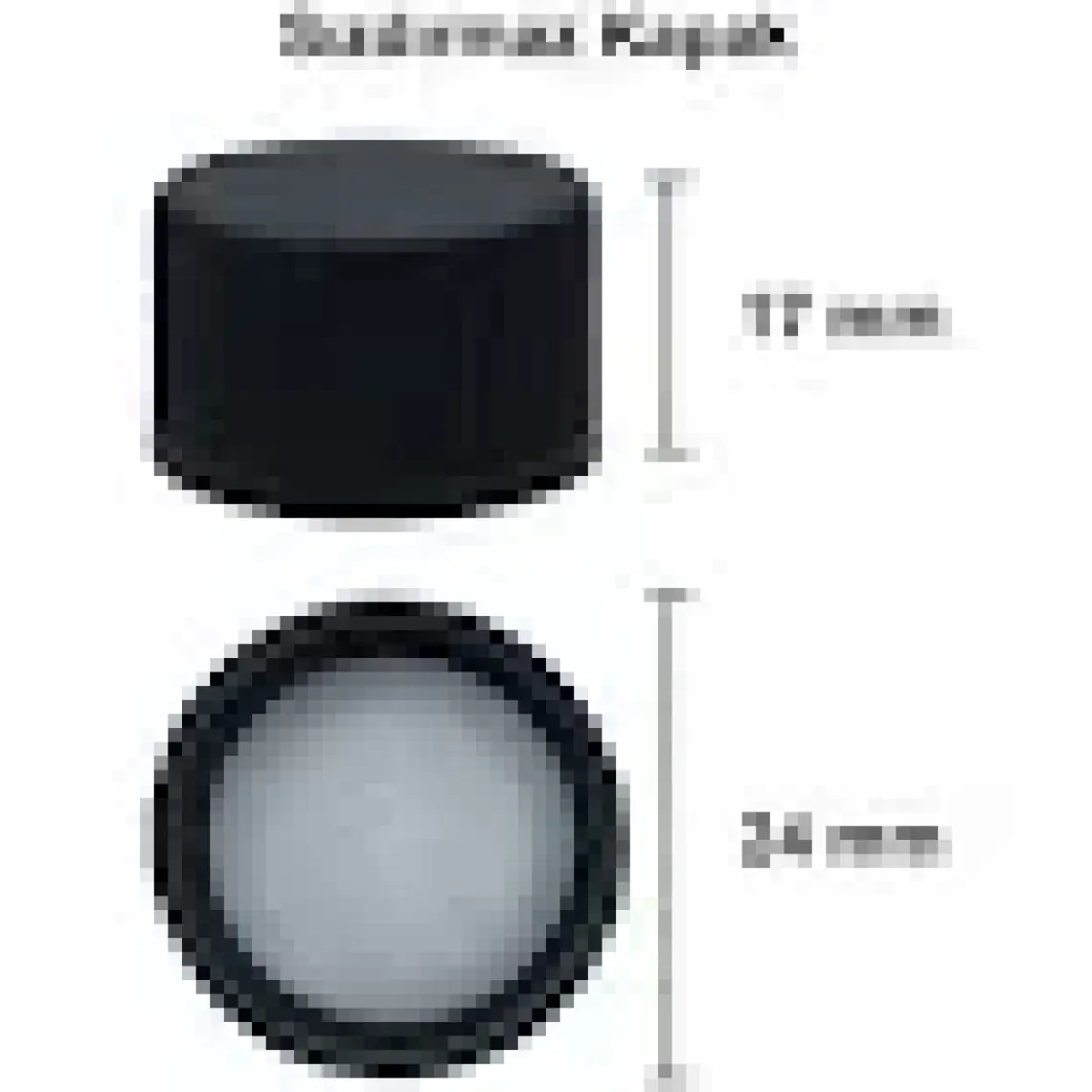 Afracam 100 cc Şeffaf Dorika Sızdırmaz Siyah Kapaklı 100 ml Yuvarlak Cam Şişe 81 Adet