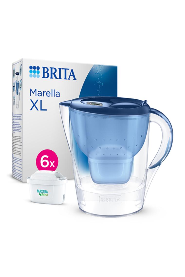 BRITA Marella XL 1x Maxtra Pro All-In-1 Filtreli Su Arıtma Sürahisi - Mavi 3,5 lt