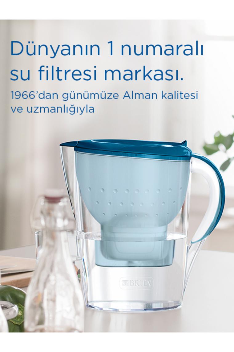 BRITA Marella XL 1x Maxtra Pro All-In-1 Filtreli Su Arıtma Sürahisi - Mavi 3,5 lt