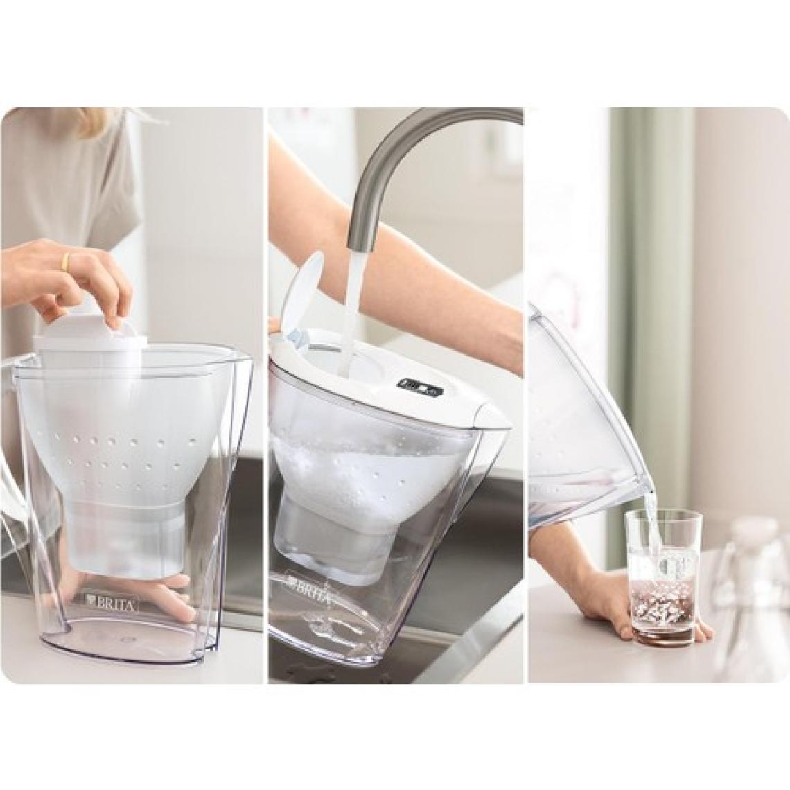 BRITA Marella XL 2x Maxtra Pro All-In-1 Filtreli Su Arıtma Sürahisi - Mavi 3,5 lt