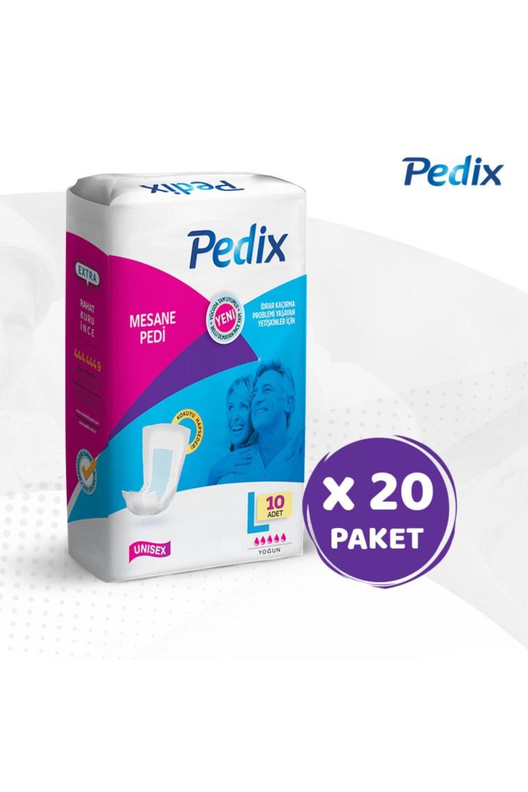Mesane Pedi Unısex Büyük Boy Large (l) 10x20 200 Adet