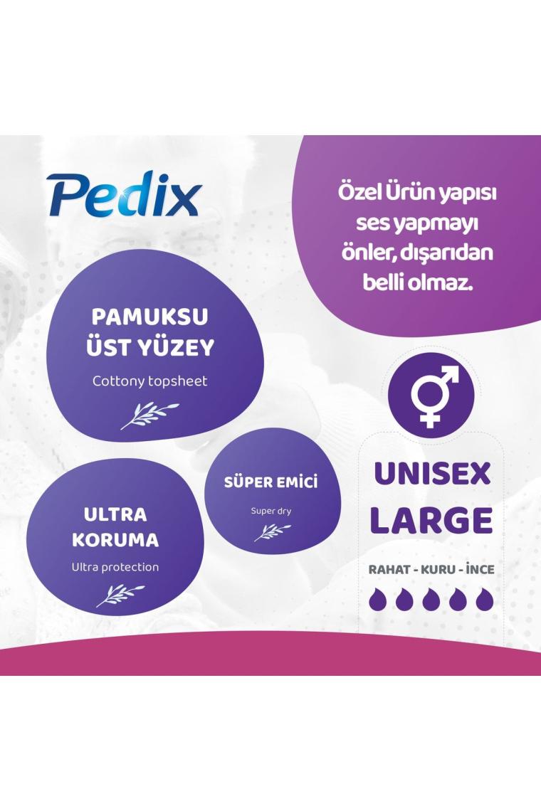 Mesane Pedi Unısex Büyük Boy Large (l) 10x20 200 Adet