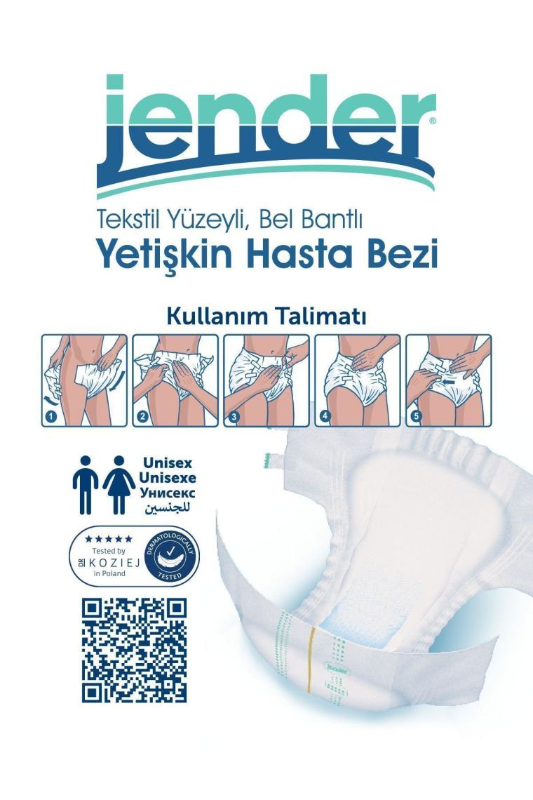 Belbantlı Large Hasta Bezi 120 Adet