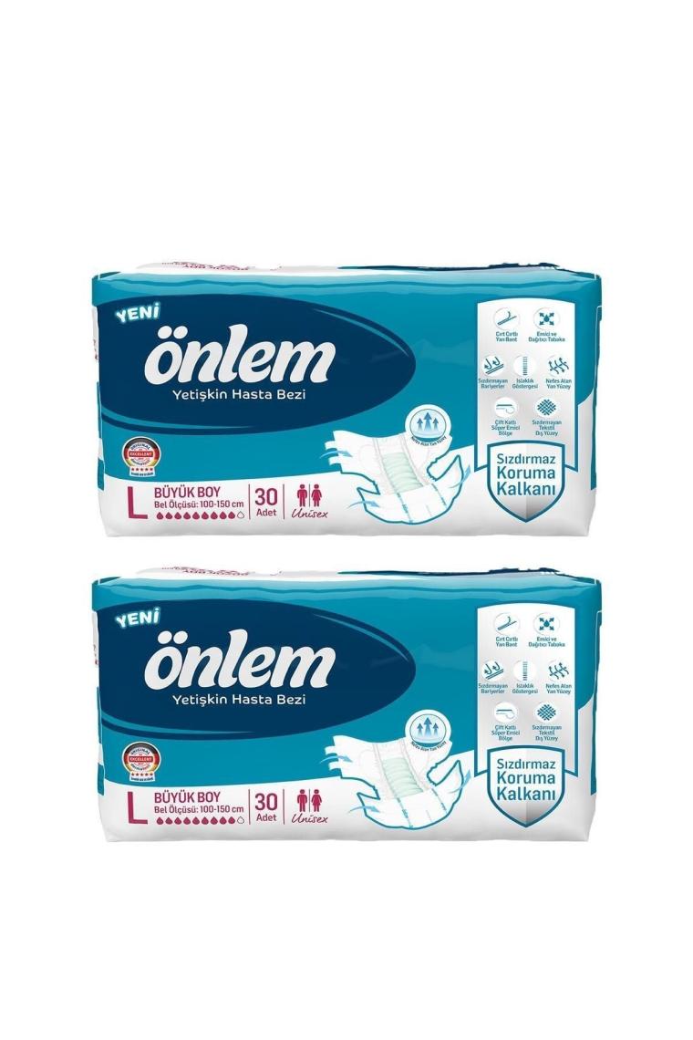 Yetişkin Hasta Bezi Büyük Boy ( Large ) 30 Adet X 2 Adet