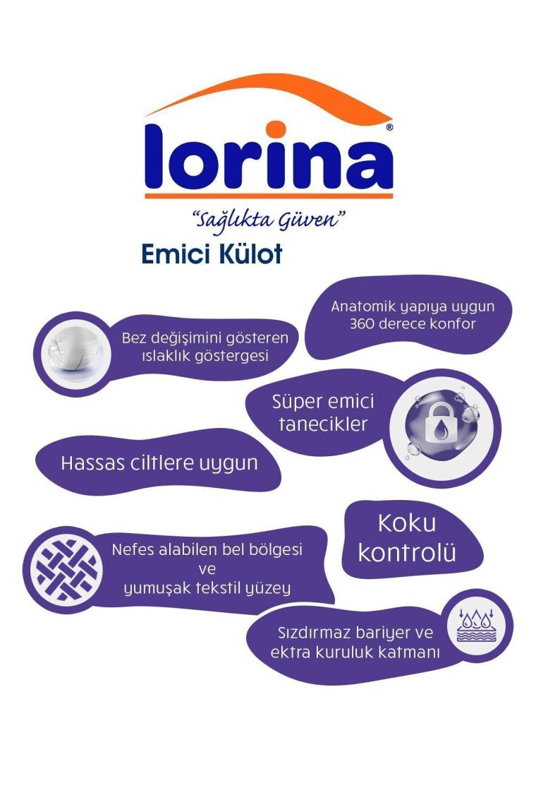 Emici Külot Hasta Bezi Xlarge 30 Adet
