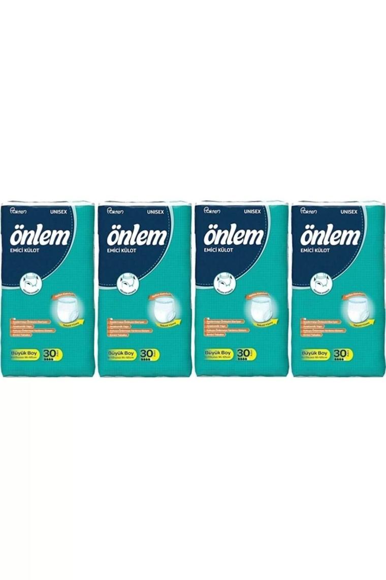 Emici Külot Hasta Bezi Large Büyük 120 Adet