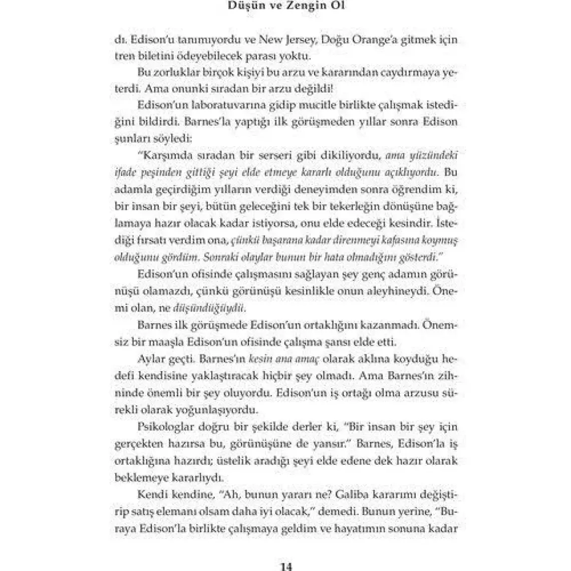 Düşün ve Zengin Ol: Sırrın Başladığı Nokta - Napoleon Hill