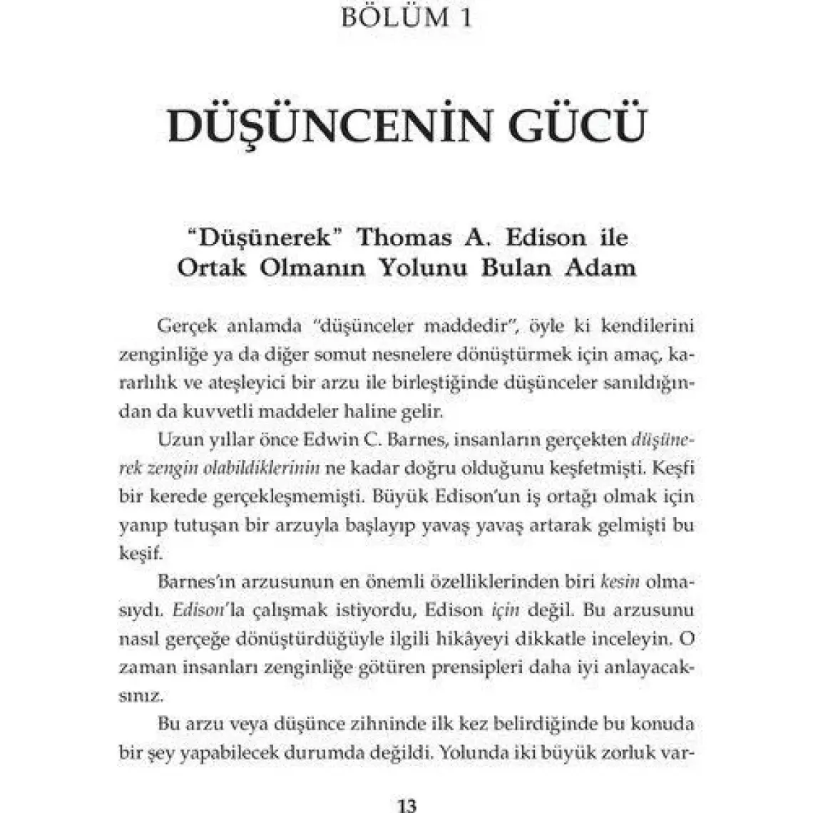 Düşün ve Zengin Ol: Sırrın Başladığı Nokta - Napoleon Hill