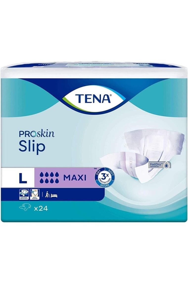 Slip 8 Damla Maxi Premium Büyük Boy Large Belbantlı Hasta Bezi 24'lü 1 Paket
