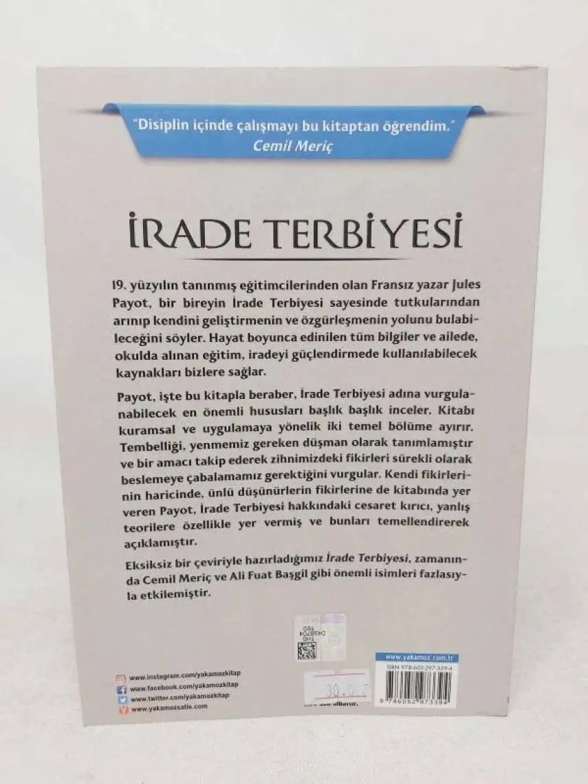 İrade Eğitimi - Jules Payot