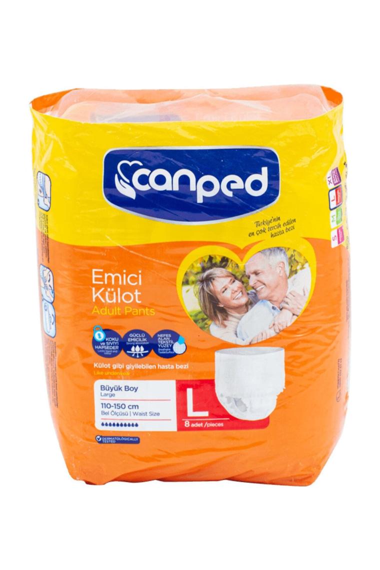 Külotlu Hasta Bezi Emici Külot Large 8li