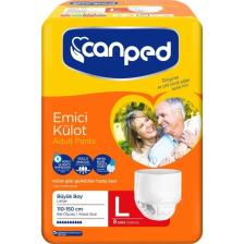 Külotlu Hasta Bezi Emici Külot Large 8li