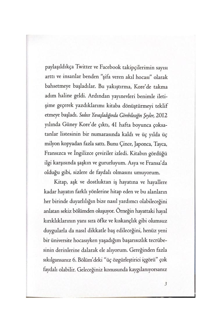 Yalnızca Yavaşladığında Görebileceğin Şeyler Haemin Sunim