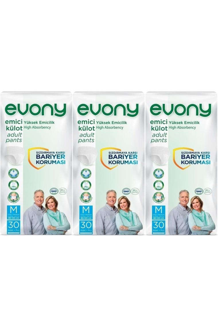 Hasta Bezi Yetişkin Emici Külot M-orta Boy 90 Adet (3pk*30)