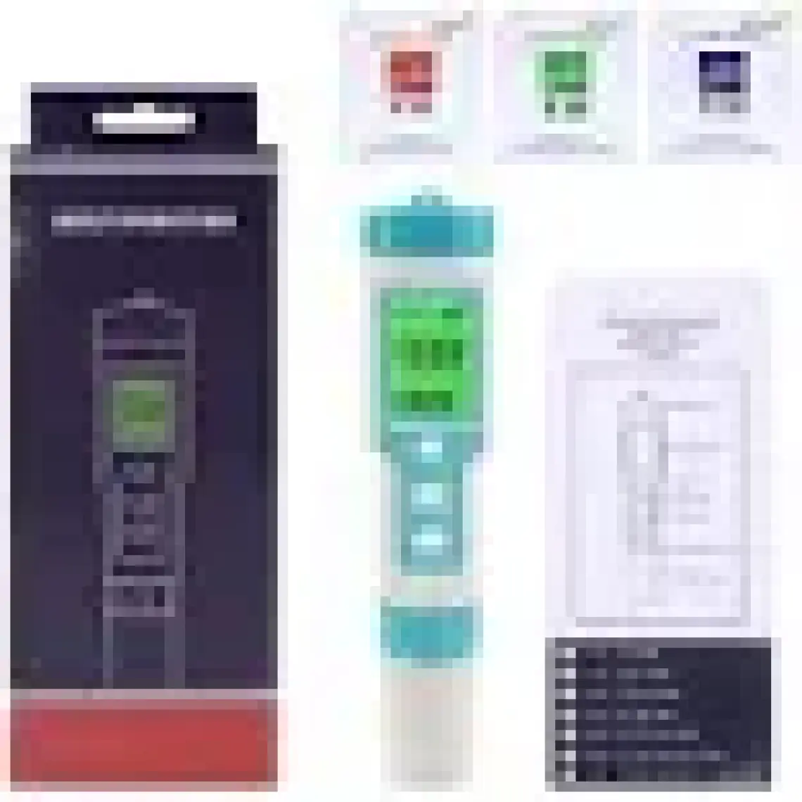 UniChrome 7in1 Ph/tds/ec/orp/deniz Suyu Ağırlık/tuzluluk/sıcaklık C-600 Ph Ölçer Su Kalitesi Monitörü