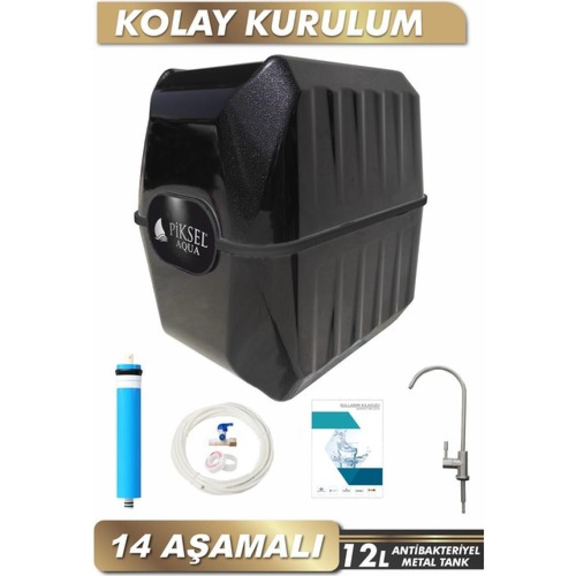 Piksel Aqua 14 Aşamalı Pompalı Multimineralli Su Arıtma Cihazı (PKS-0112)