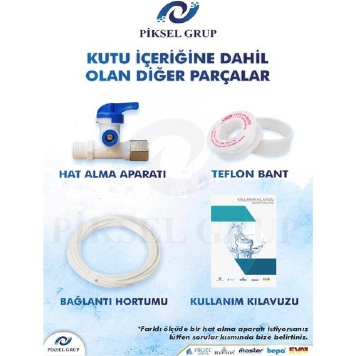 Piksel Aqua 14 Aşamalı Pompalı Multimineralli Su Arıtma Cihazı (PKS-0112)