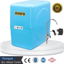 Evora 8 Lt. Metal Tanklı Çift Karbonlu Kapalı Kasa Pompalı Su Arıtma Cihazı