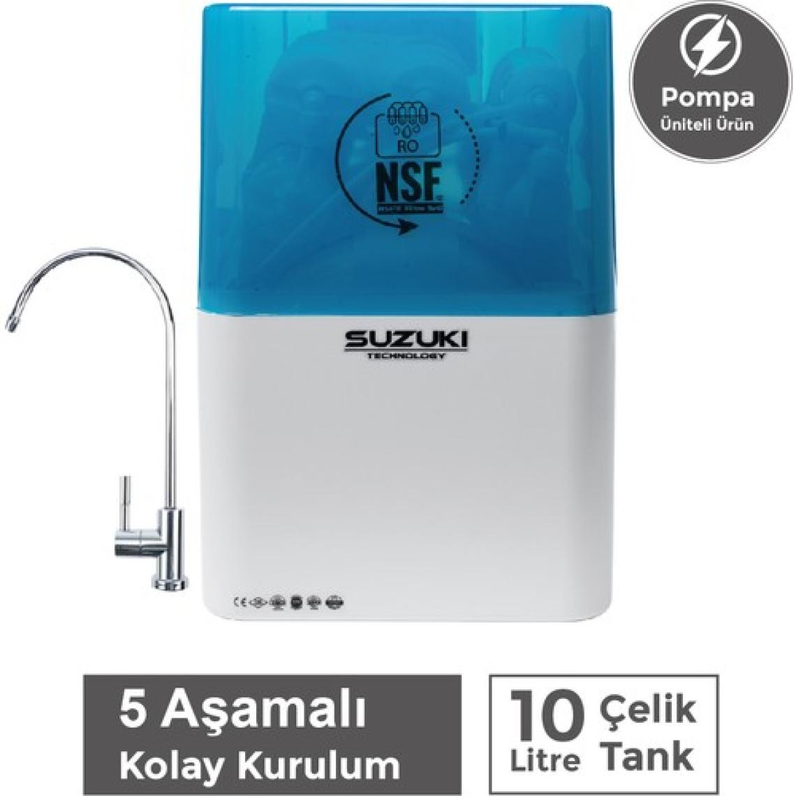 Suzukı Technology Pompalı Su Arıtma Cihazı - Alpha Plus Model