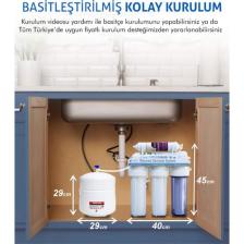 Piksel Aqua 5 Aşamalı Pompalı Açık Kasa Su Arıtma Cihazı