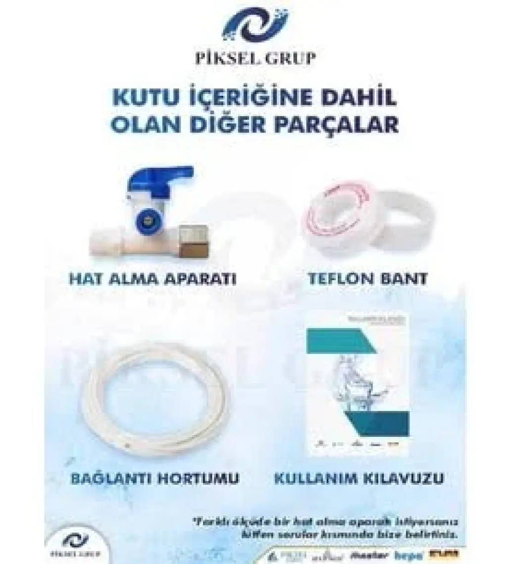 Piksel Aqua 5 Aşamalı Açık Kasa Su Arıtma Cihazı