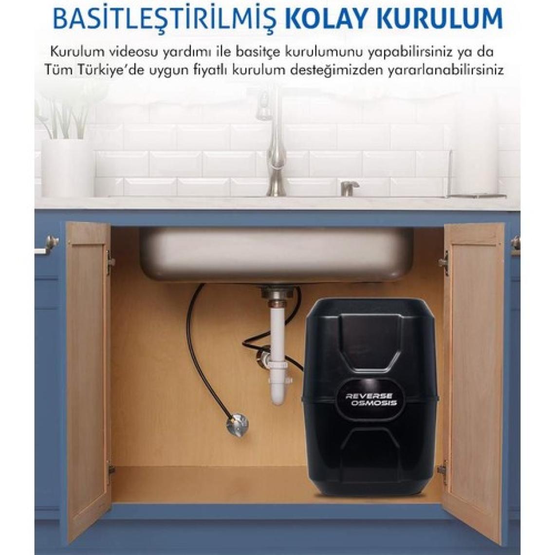 Piksel Aqua 14 Aşamalı Multimineralli Çelik Tanklı Su Arıtma Cihaz