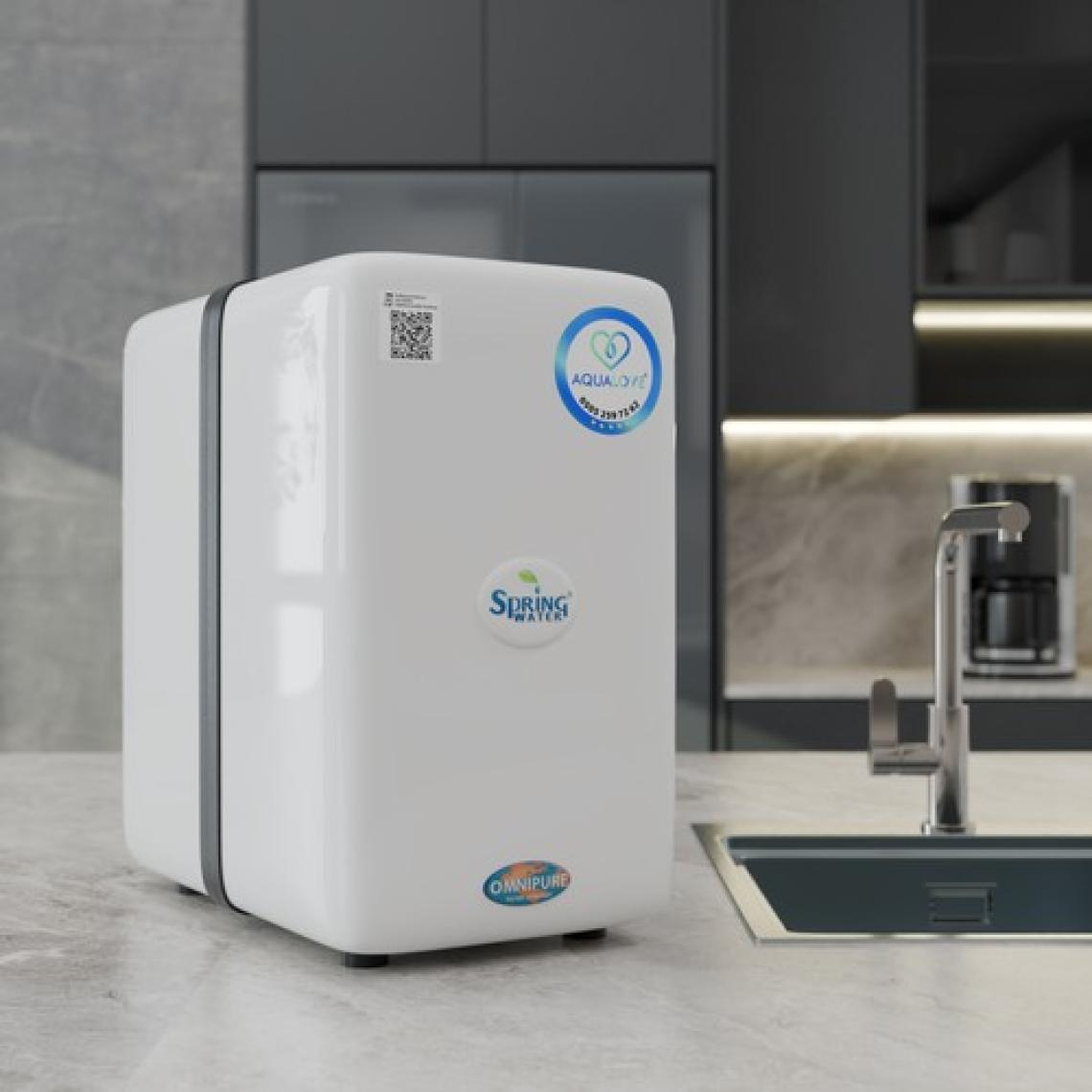Spring Water Aqua Love Premium Omnipure ve Ultraviyole Filtreli Atık Su Atmayan Su Arıtma Cihazı