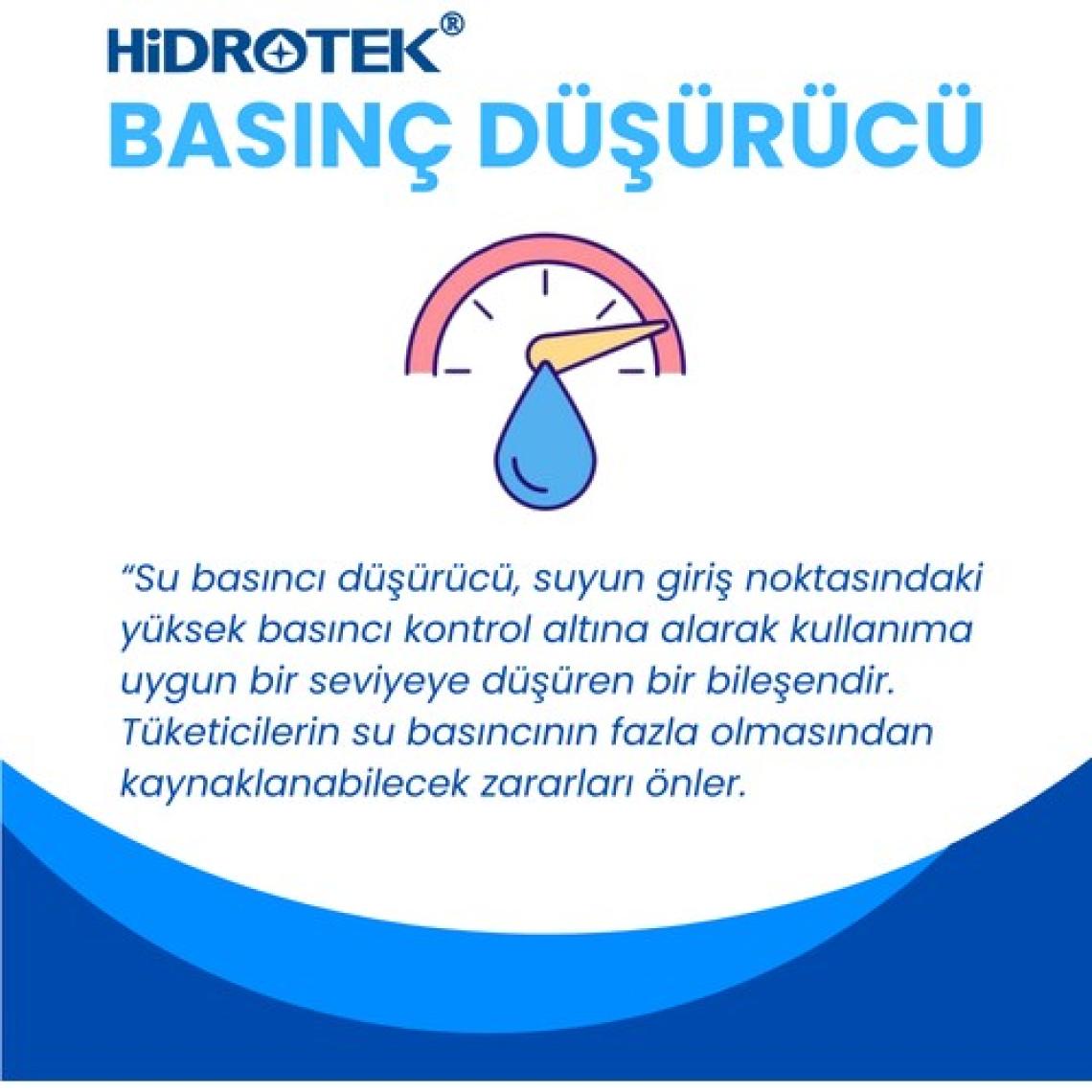 Hidrotek EA Water Hidrojen+ pH 9,5 Canlı Su Üreten En İyi Su Arıtma Cihazı Pompalı