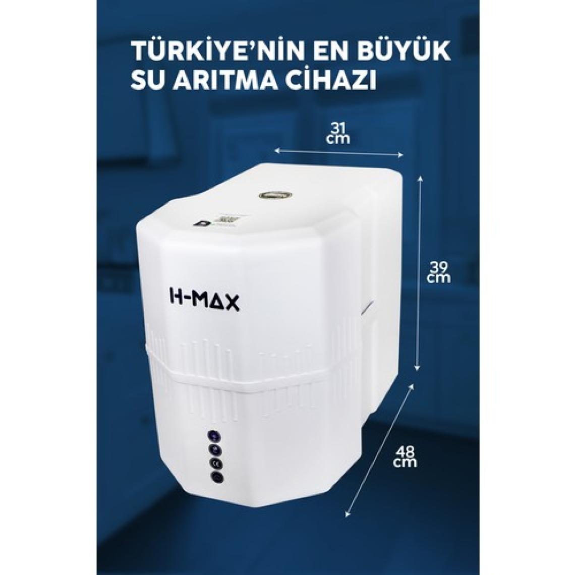Hanedan 6 Aşamalı Alkali Mineral Filtreli 12 lt Metal Tanklı Su Arıtma Cihazı
