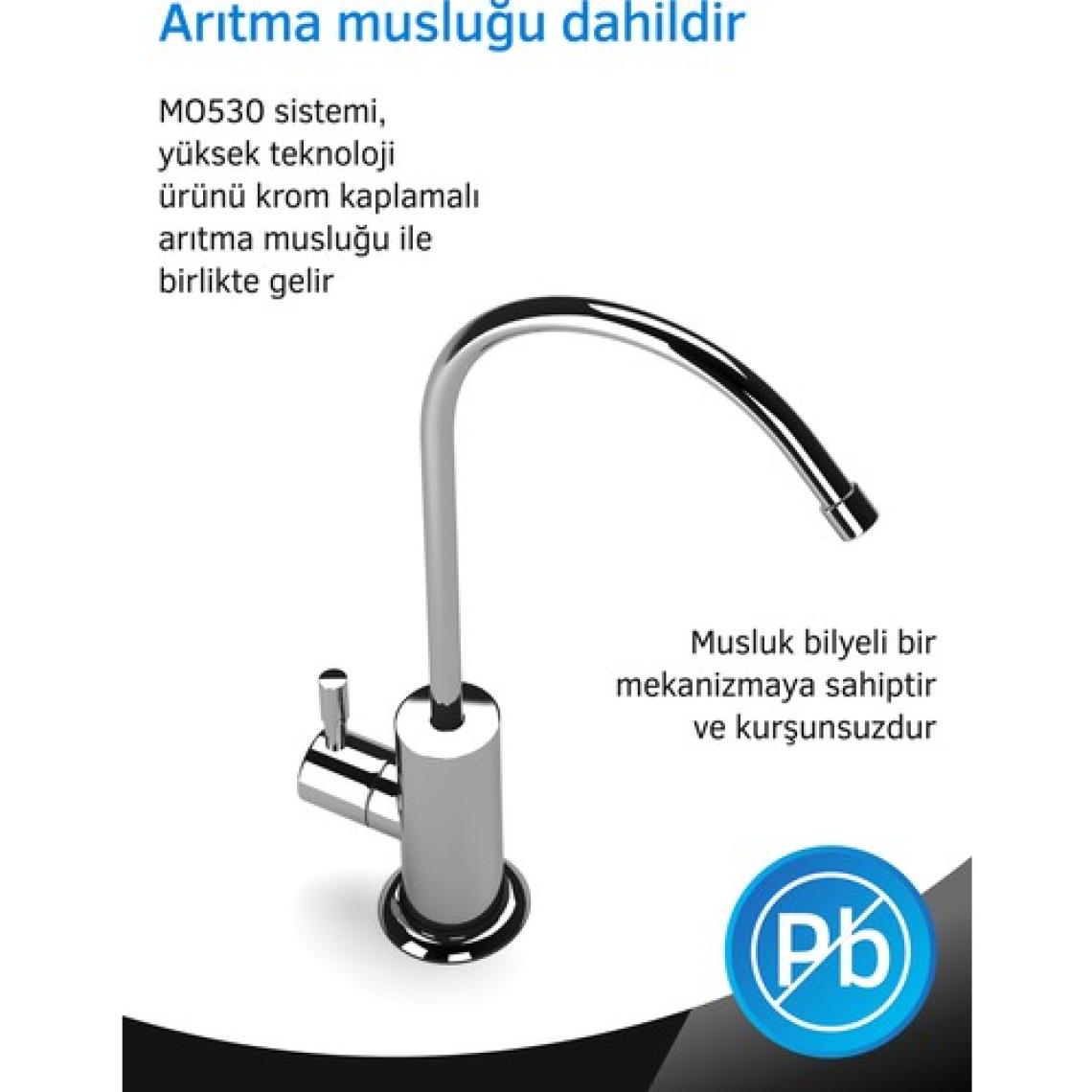 Prio MO530 Slim 15 Litre Tanklı Pompasız Su Arıtma Cihazı