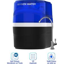 Oxygen Water Vontron Membranlı 15 Aşamalı Antibakteriyel Çelik Su Tanklı Su Arıtma Cihazı