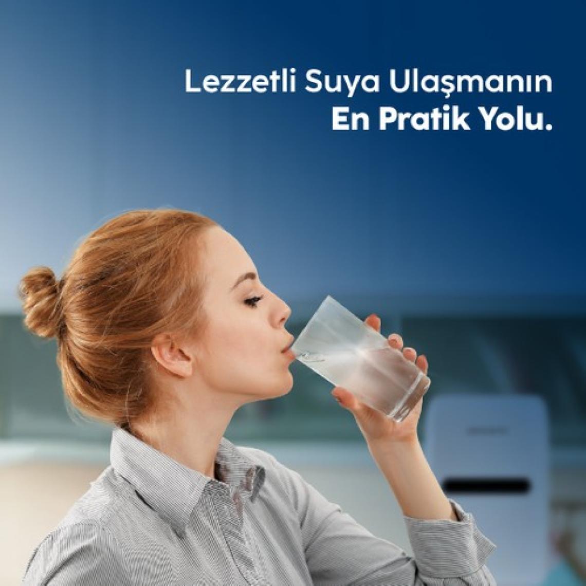 H-MAX Reverse Osmosis System 12 Aşama 9 Litre Çelik Tanklı 80 Gpd Membranlı Su Arıtma Cihazı