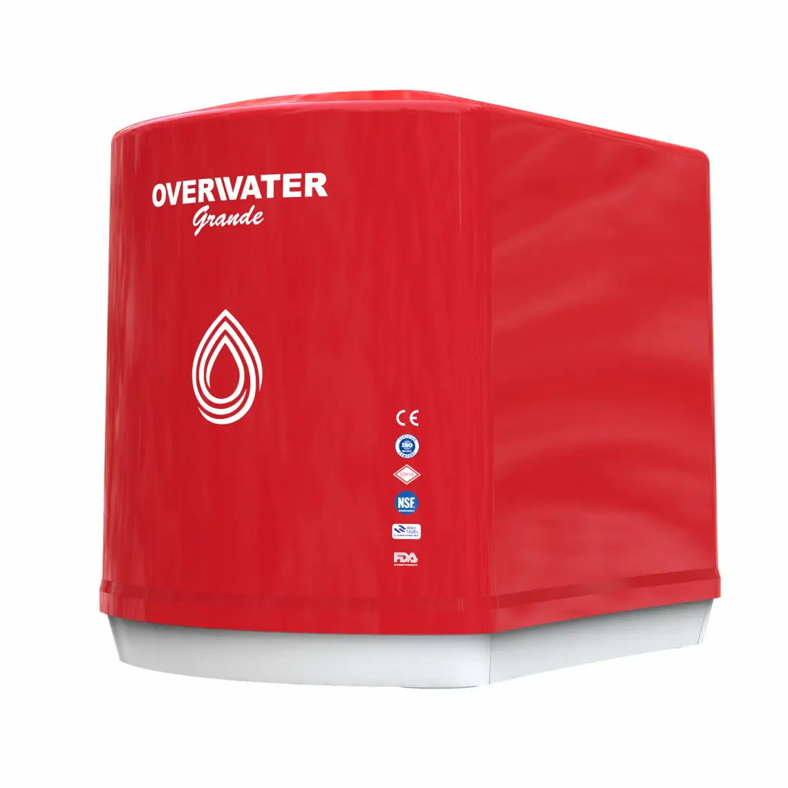 OverWater GRANDE 12 Aşamalı 12 Lt. Çelik Tanklı Kapalı Kasa Pompasız Su Arıtma Cihazı Özel Sarım Membran Filtre